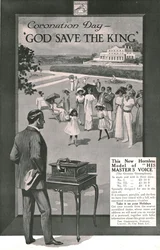 Anuncio de His Masters Voice