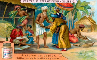 Historia del papel: 1, c1900