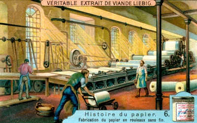 Historia del papel: 6, c. 1900