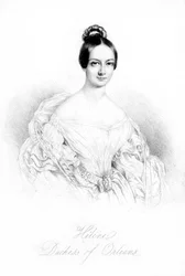 Hélène de Mecklenburg-Schwerin, Duquesa de Orleans 1814-1858, siglo XIX