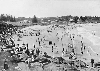 Tiempo de Vacaciones, Bahía de Coogee, c1900