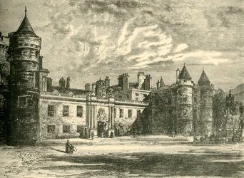 Palacio de Holyrood, Edimburgo, 1890