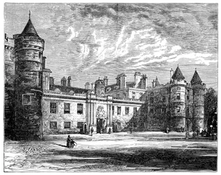 Palacio de Holyrood, Edimburgo, 1900