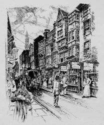 Holywell Street, Westminster, Londres, c1890