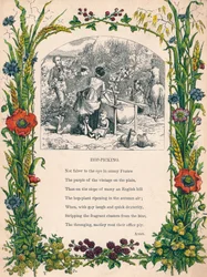 Recolección de lúpulo, c1900