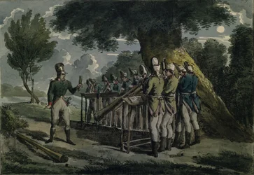 Orquesta de cuernos, ca. 1820