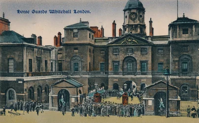 Guardias a Caballo Whitehall Londres, c. 1910