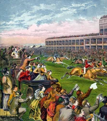 Carrera de caballos, siglo XIX