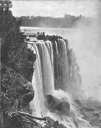 Cataratas Horseshoe, Niágara, América del Norte, c1900