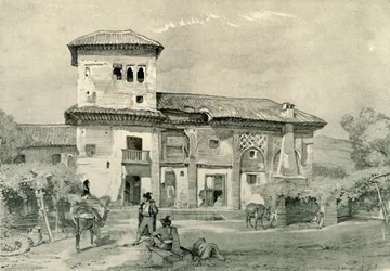 Casa de Sánchez, c1830, 1907