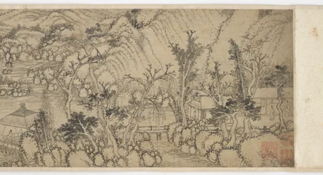 Casas junto al agua, siglo XVII