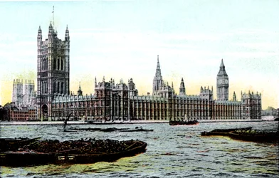 Casas del Parlamento, Londres, siglo XX