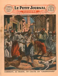 Cómo, en Marruecos, se castiga a un basurero, 1929