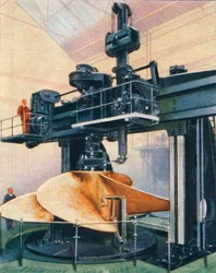 Gran torno vertical, 1938