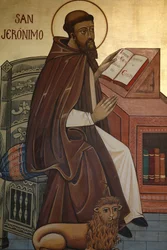Icono que representa a San Jerónimo Madrid España
