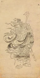 Dibujo iconográfico de Saturno Doyo, siglo XII