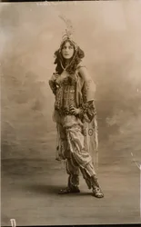 Ida Rubinstein, bailarina rusa, 1910