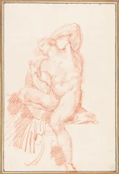 Ignudo del techo de la Capilla Sixtina