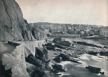 Ilfracombe - Vista general, mostrando Capstone Parade, 1895