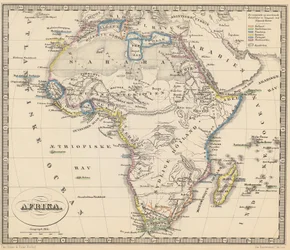 Ilustración del libro Atlas over alle Jordens Dele de autor desconocido y publicado por Chr. Steen & Søn (Kjøbenhavn, 1857)