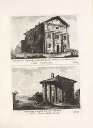 Ilustración del libro Vedute antiche e moderne le più interessanti della città di Roma de autor desconocido y publicado por Presso Venanzio Monaldini, Stefano Piale en Piazza di Spagna (it, [ca. 1820])