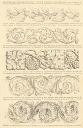 Tarifa ilustrada de los marcos de cuadros mejorados de papel maché, también, Mou enriquecido..., [alrededor de 1847]