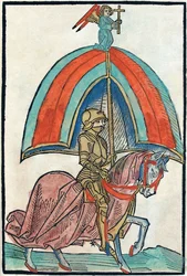 Ilustración de la crónica ilustrada de Richental, 1480s