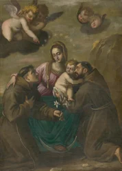 Inmaculada con santos