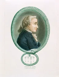 Immanuel Kant, filósofo alemán, 1812