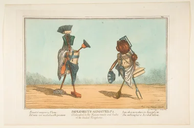 Implementos Animados, Pl. 2, Dedicado a las Criadas y Cocineras de los Reinos Unidos, ca. 1811