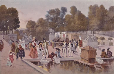 En el Jardín de las Tullerías, 1896