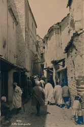 En el barrio árabe, El Cairo, Egipto, 1936