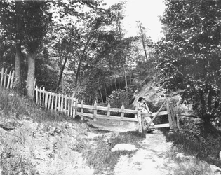 En las colinas de Berkshire, Massachusetts, EE.UU., c1900