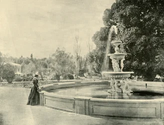 En los Jardines Botánicos, Adelaida, 1901