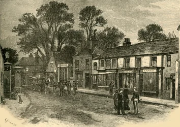 En la calle principal, 1898