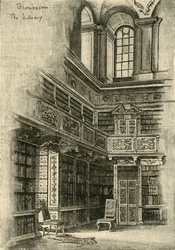 En la biblioteca, 1870