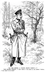 En primavera, el capricho de un joven..., Primera Guerra Mundial, 1920