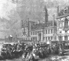 Inauguración del Colegio Wellington, Sandhurst: Llegada de la Reina Victoria, 1859, 1901