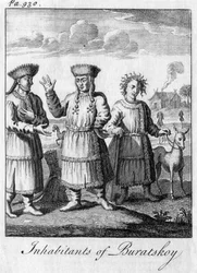 Habitantes de Buratskoy, siglo XVIII
