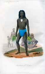 Habitantes de Tikopia, 1848