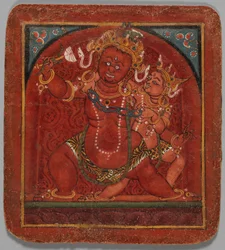 Tarjeta de iniciación Tsakalis: Hayagriva, principios del siglo XV