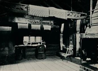 Interior de Mora, Museo al Aire Libre de Skansen, Estocolmo, 1925