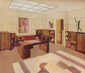 Interior diseñado y ejecutado por DIM Decoration Interieure Moderne, c1930