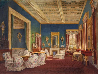 Interior en la Casa Solariega de los Talyzin en Denezhnikovo