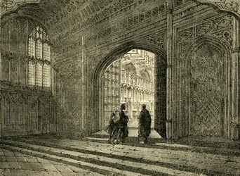 Interior de la Capilla de Enrique VII, 1881