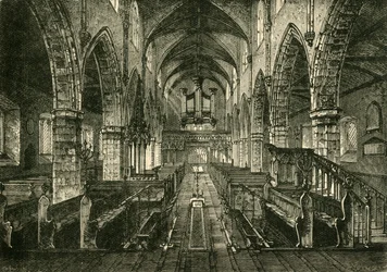 Interior de la Catedral de Londonderry, 1898