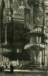 Interior de la Catedral de Milán, 1890