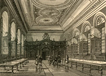 Interior de Stationers Hall, 1876
