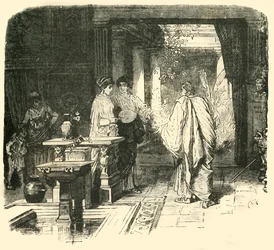Interior de una Casa Romana, 1890