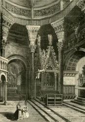 Interior de la Catedral de Spalatro, Antiguamente Templo del Palacio de Diocleciano, 1890